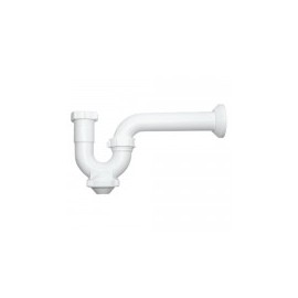 Trampa Blanca Plástica con registro para Lavabo o Fregadero