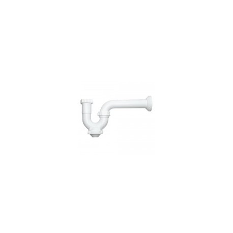 Trampa Blanca Plástica con registro para Lavabo o Fregadero