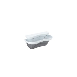 Lavabo de Resina de 2 Estaciones