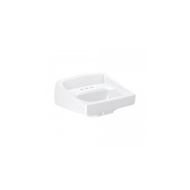 Lavabo con protector de salpicaduras