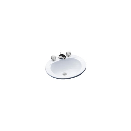 Lavabo semi empotrado